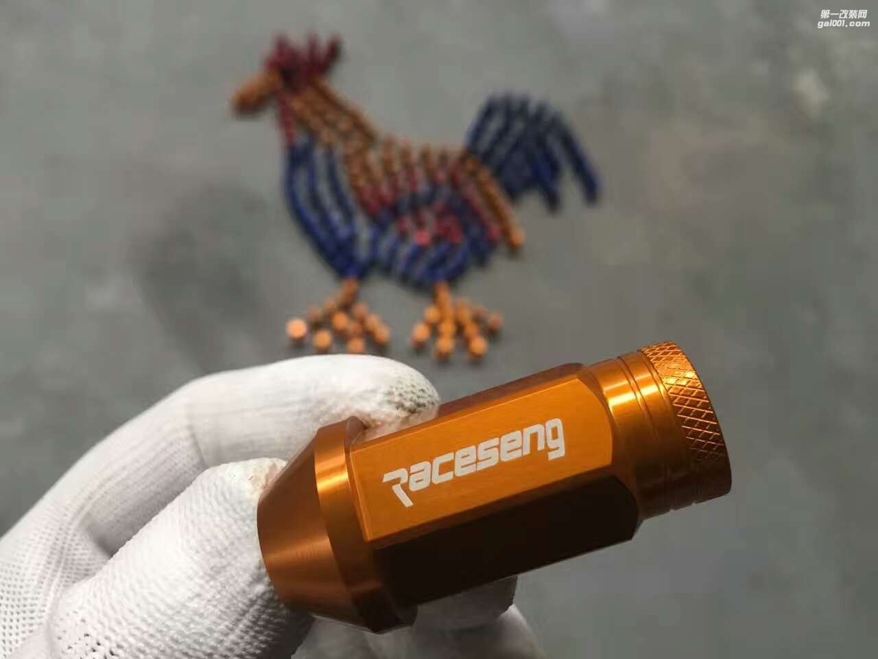 raceseng正品 7075輕量化鍛造鋁合金螺母