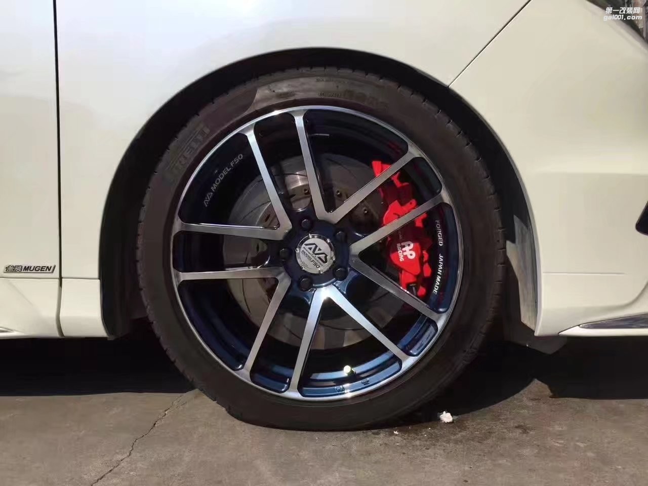 奧德賽 ，裝 ADVAN  F50 19寸，完工！