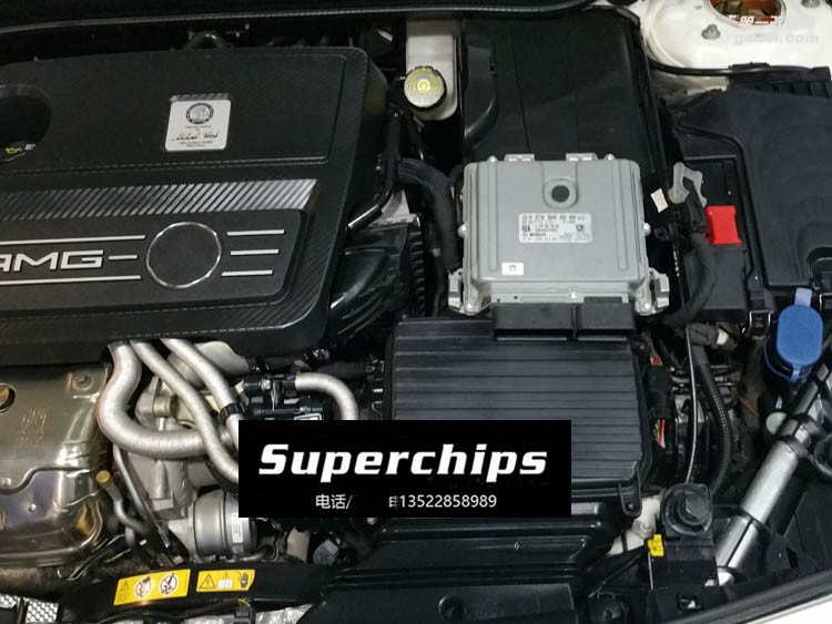 2014年奔馳A45 AMG 2.0T 直刷ECU動力升級,國際改裝品牌SUPERCHIPS調(diào)校程序
