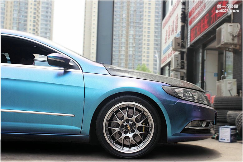 海亞：大眾CC 改裝 日本 BBS RS-GT 18寸 兩片鍛造輪轂