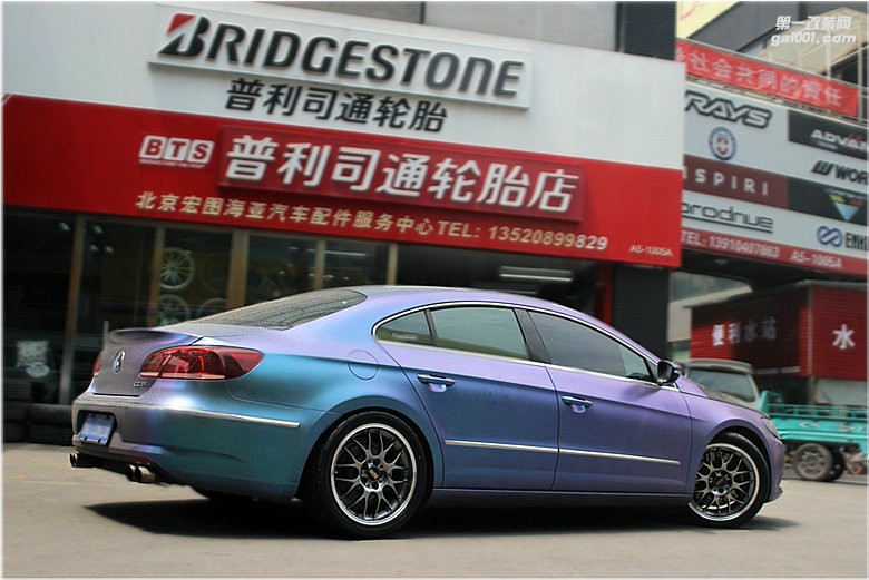 海亞：大眾CC 改裝 日本 BBS RS-GT 18寸 兩片鍛造輪轂