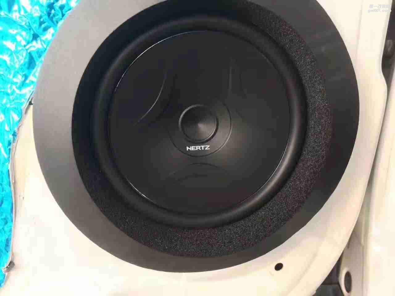 汕頭市星悅汽車音響升級中心銳志升級星悅4門隔音改裝意大利赫茲esk f165兩分頻燕飛力士同軸赫茲hdp4功放