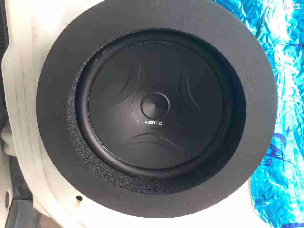 汕頭市星悅汽車音響升級中心銳志升級星悅4門隔音改裝意大利赫茲esk f165兩分頻燕飛力士同軸赫茲hdp4功放