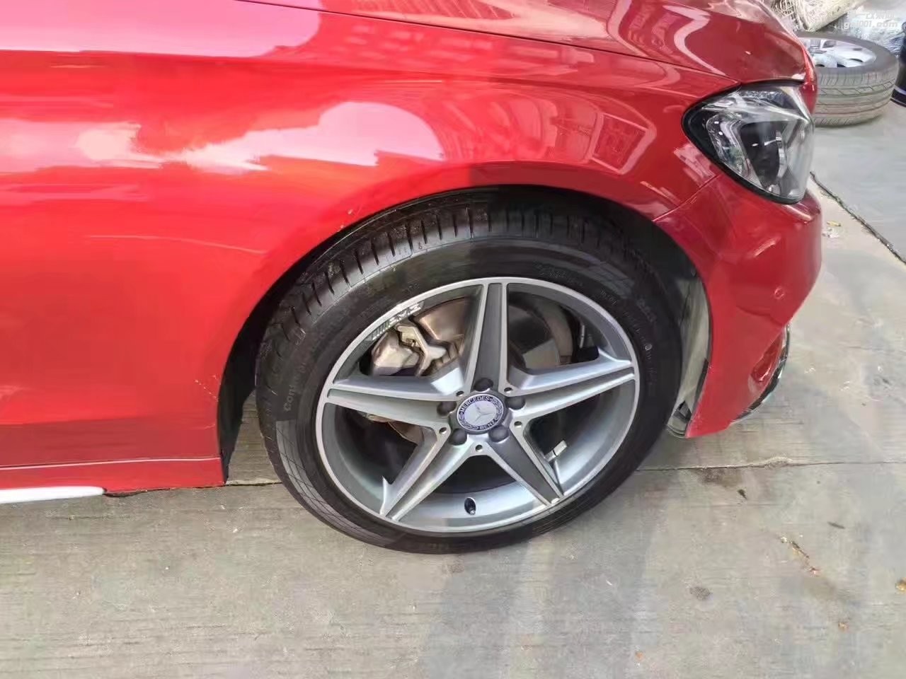 奔馳，換 原裝 18寸 AMG 完工！