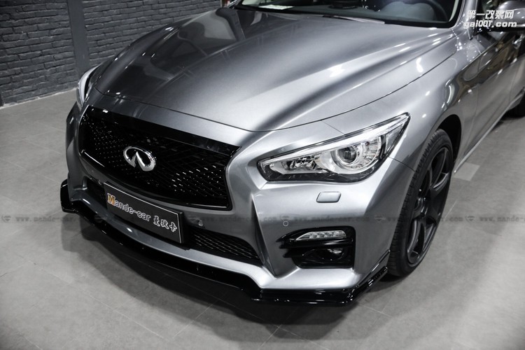 英菲尼迪Q50L改運(yùn)動款包圍Work輪轂AP剎車
