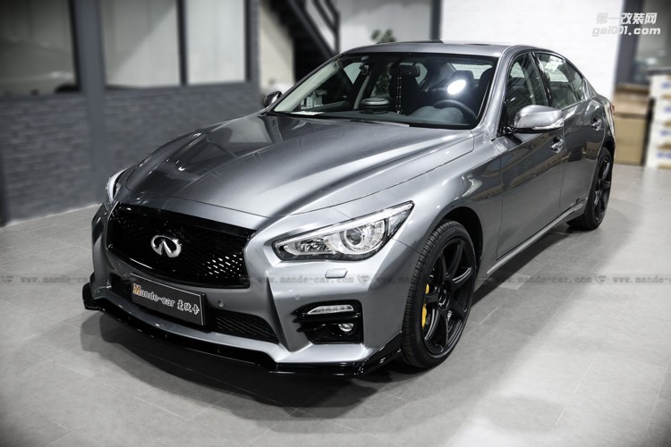 英菲尼迪Q50L改運(yùn)動款包圍Work輪轂AP剎車