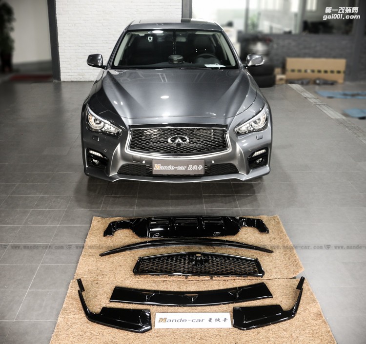 英菲尼迪Q50L改運(yùn)動款包圍Work輪轂AP剎車
