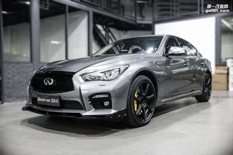 英菲尼迪Q50L改運(yùn)動款包圍Work輪轂AP剎車