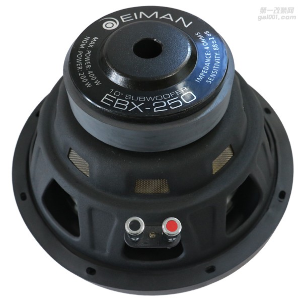 德國伊蔓Eiman汽車EBX-250喇叭10寸低音喇叭低音炮車載改裝低音炮