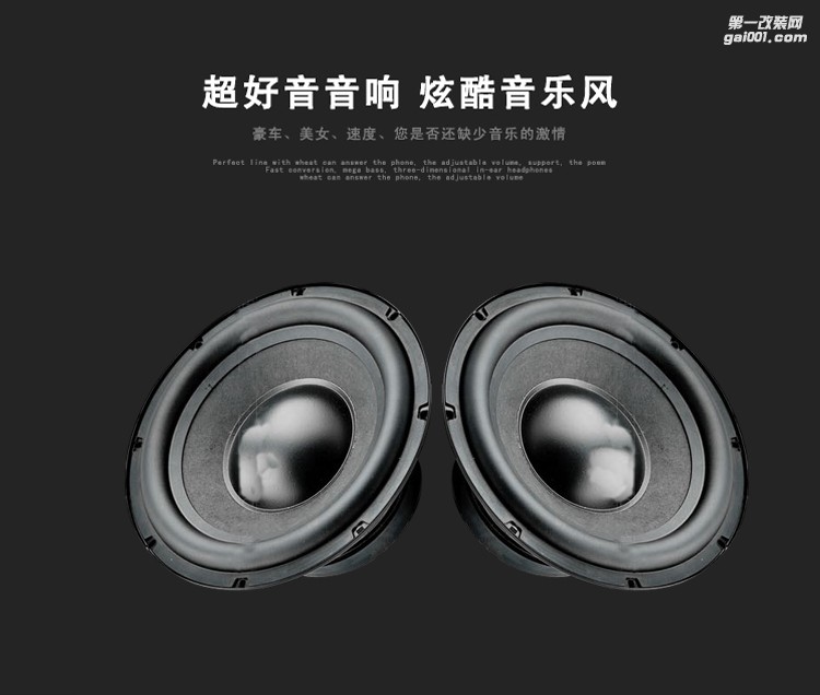 德國 弗萊德 FW100B 10寸 汽車低音炮