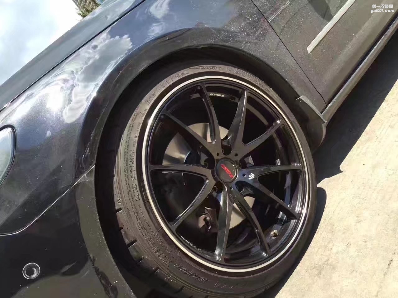 大眾，換 RAYS  G25  18寸 完工！
