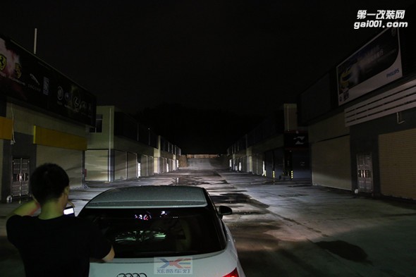 奧迪A1改燈汽車燈光升級大燈改裝德國海拉5雙光透鏡
