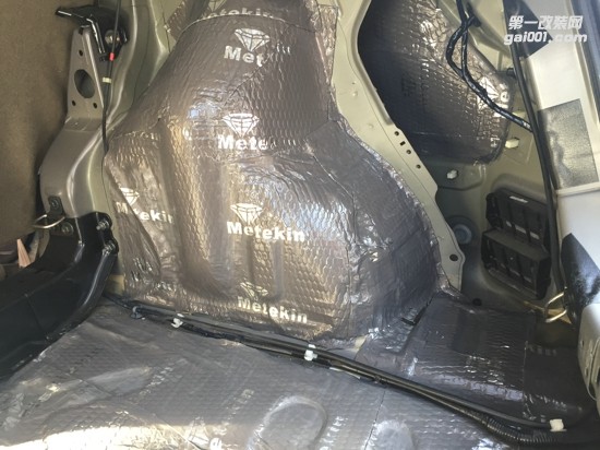 常州至上音樂全車隔音降噪工程尼桑逍客 全車美特靜綠色環(huán)保隔音