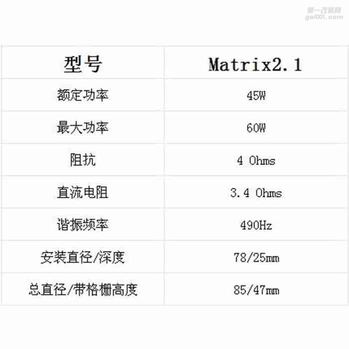 德國巴仕布萊克斯BARX Matrix 2.1 55mm中音喇叭汽車改裝中音喇叭