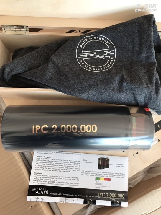 德國(guó)BRAX巴仕布萊克斯 IPC2000高能量智能電容2F拉電容