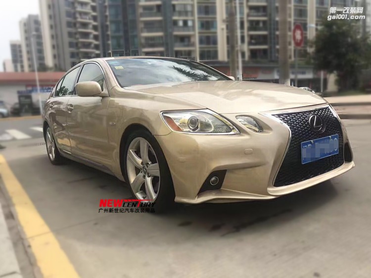 老款雷克薩斯GS300 350 450改裝新款前杠 凌志GS大嘴中網(wǎng)前杠套件