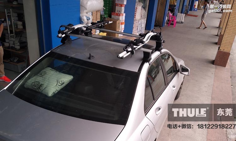 奔馳C180C260C系07-13款拓樂行李架安裝實拍