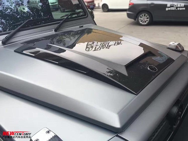 奔馳G級 G500 G55 G63AMG改裝BRABUS碳纖維機蓋 G65引擎蓋大包圍