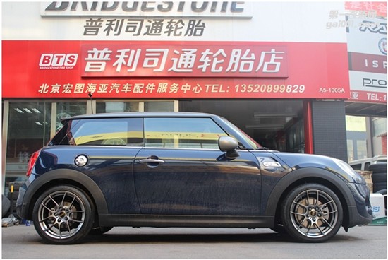 海亞：mini F56 換裝 日本 BBS RF 鍛造輪轂 17寸  RF505