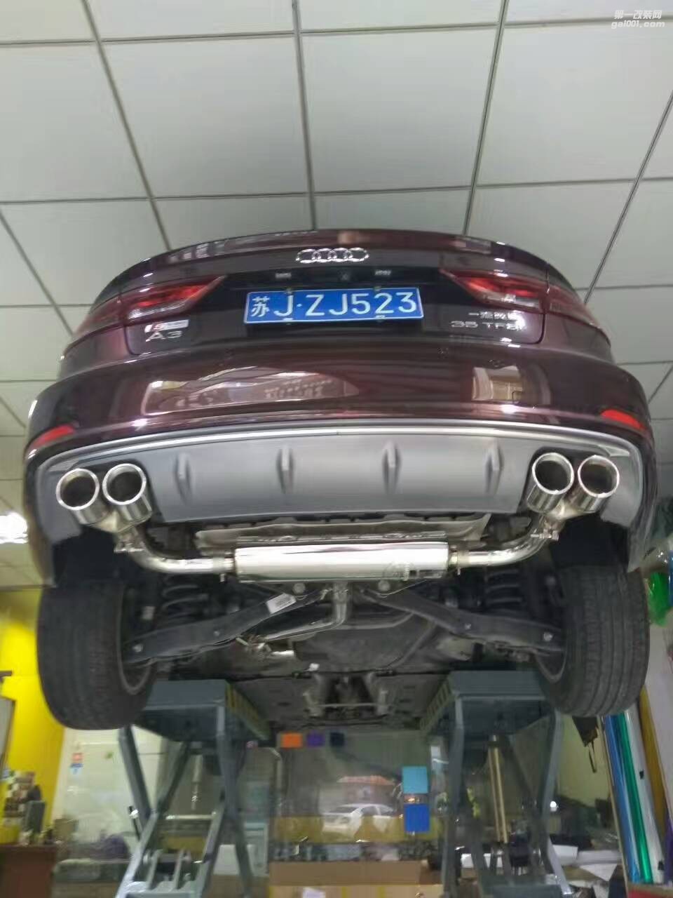 奧迪A3改S3排氣