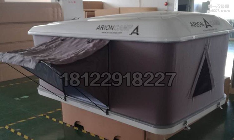 硬殼車頂帳篷白殼灰圍外貿(mào)尾單直撐式手動車頂帳篷