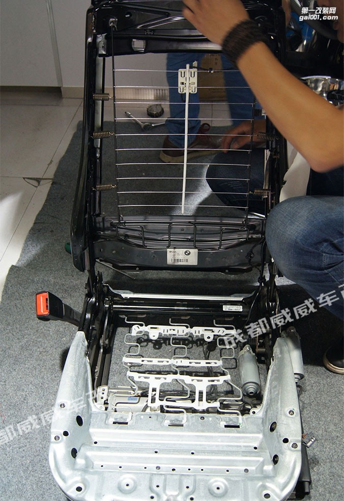 宝马3系通风座椅改装案例