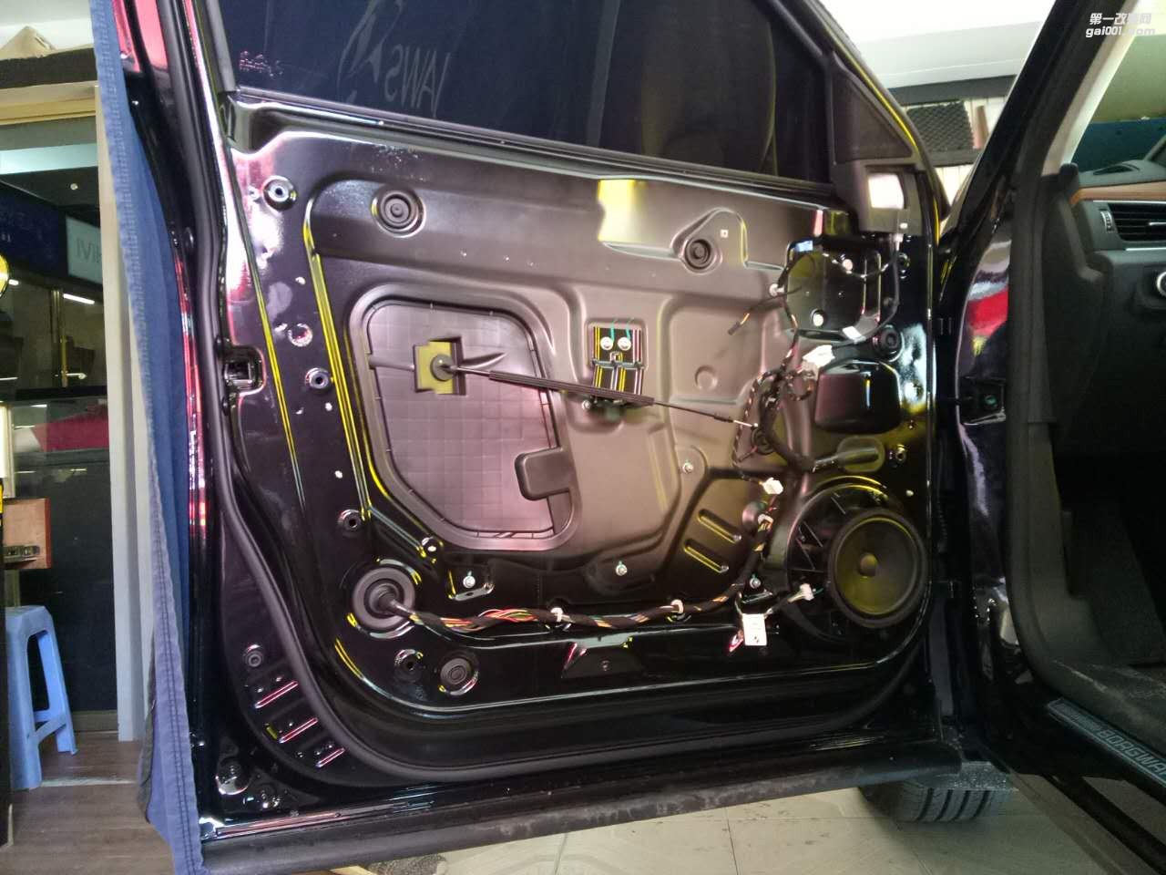 【實拍案例】汕頭首臺寶沃BX7改裝德國彩虹汽車音響大白鯊汽車隔音，汕頭車韻汽車音響