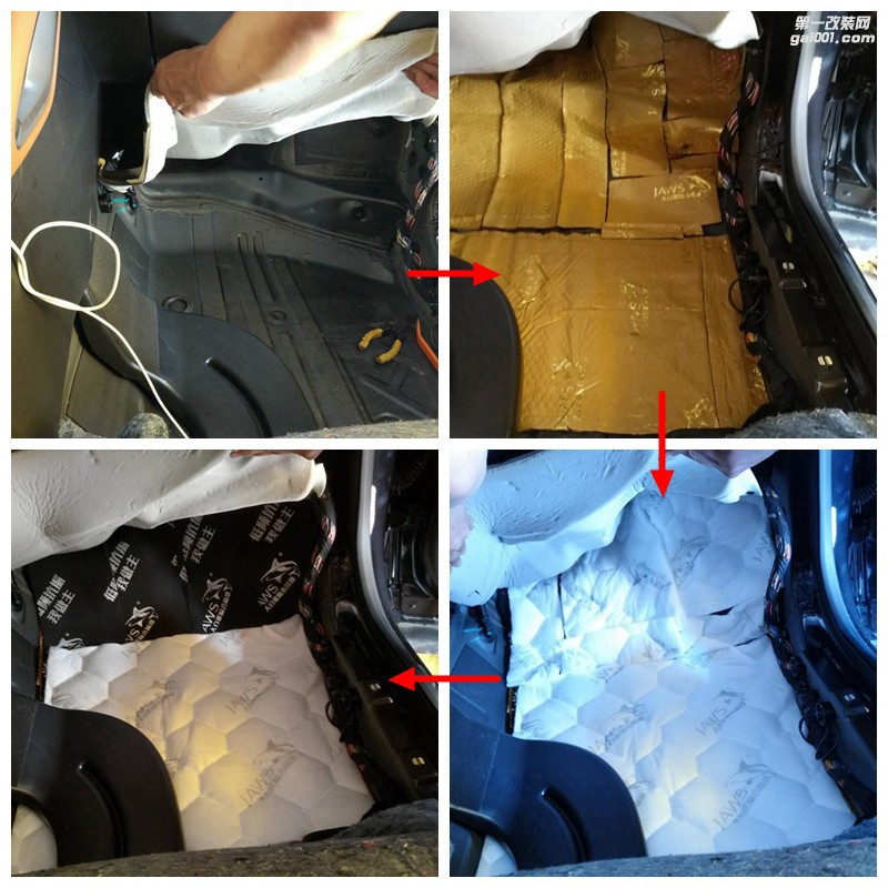 【實拍案例】汕頭首臺寶沃BX7改裝德國彩虹汽車音響大白鯊汽車隔音，汕頭車韻汽車音響