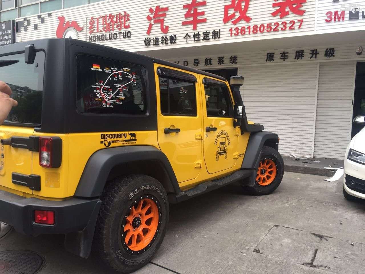 JEEP 牧馬人改裝17寸美國VTX越野輪轂