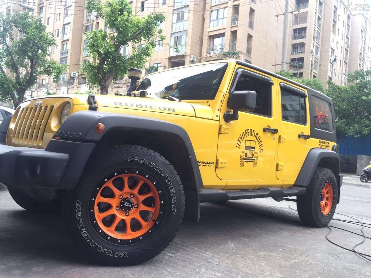 JEEP 牧馬人改裝17寸美國VTX越野輪轂