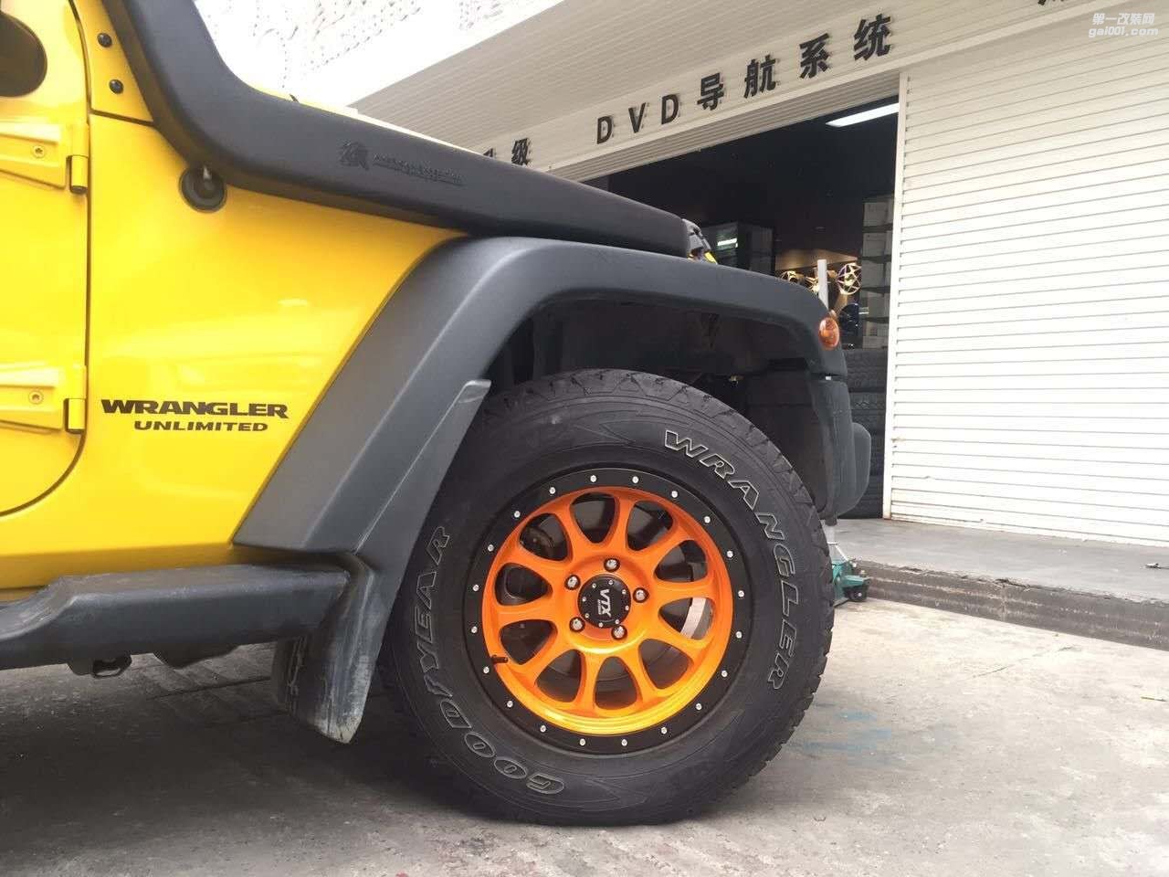 JEEP 牧馬人改裝17寸美國VTX越野輪轂