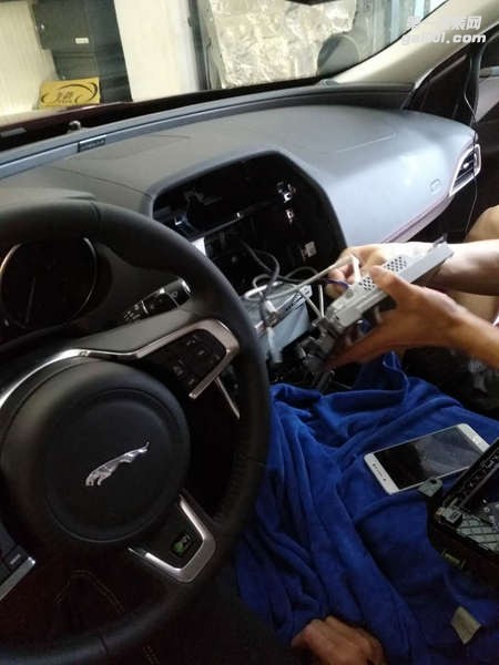 原車有顯示屏的車主看過來！捷豹XE原車屏升級凱立德手寫導航軌跡倒車記錄儀汕頭車韻汽車音響