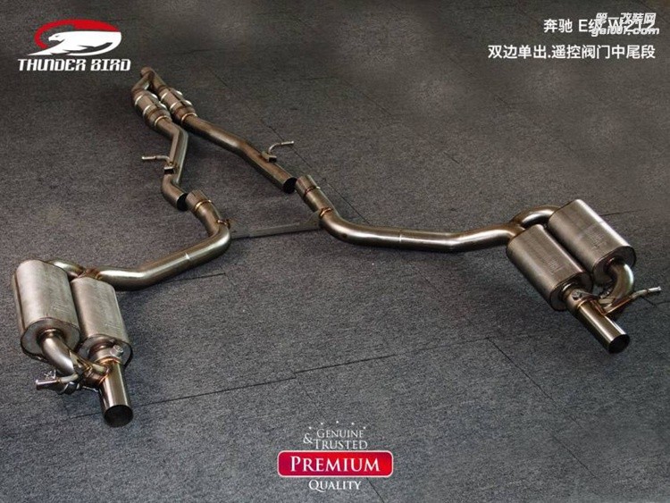 奔馳E260/200 2.0T W212 雷鳥排氣左右單出中尾閥門排氣