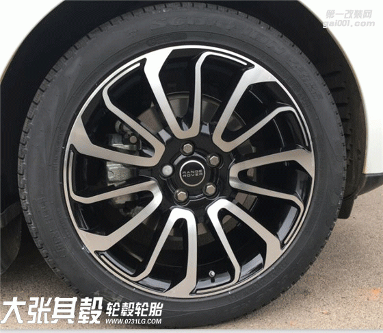 路虎攬勝21英寸風(fēng)火輪改裝長(zhǎng)沙大張其轂