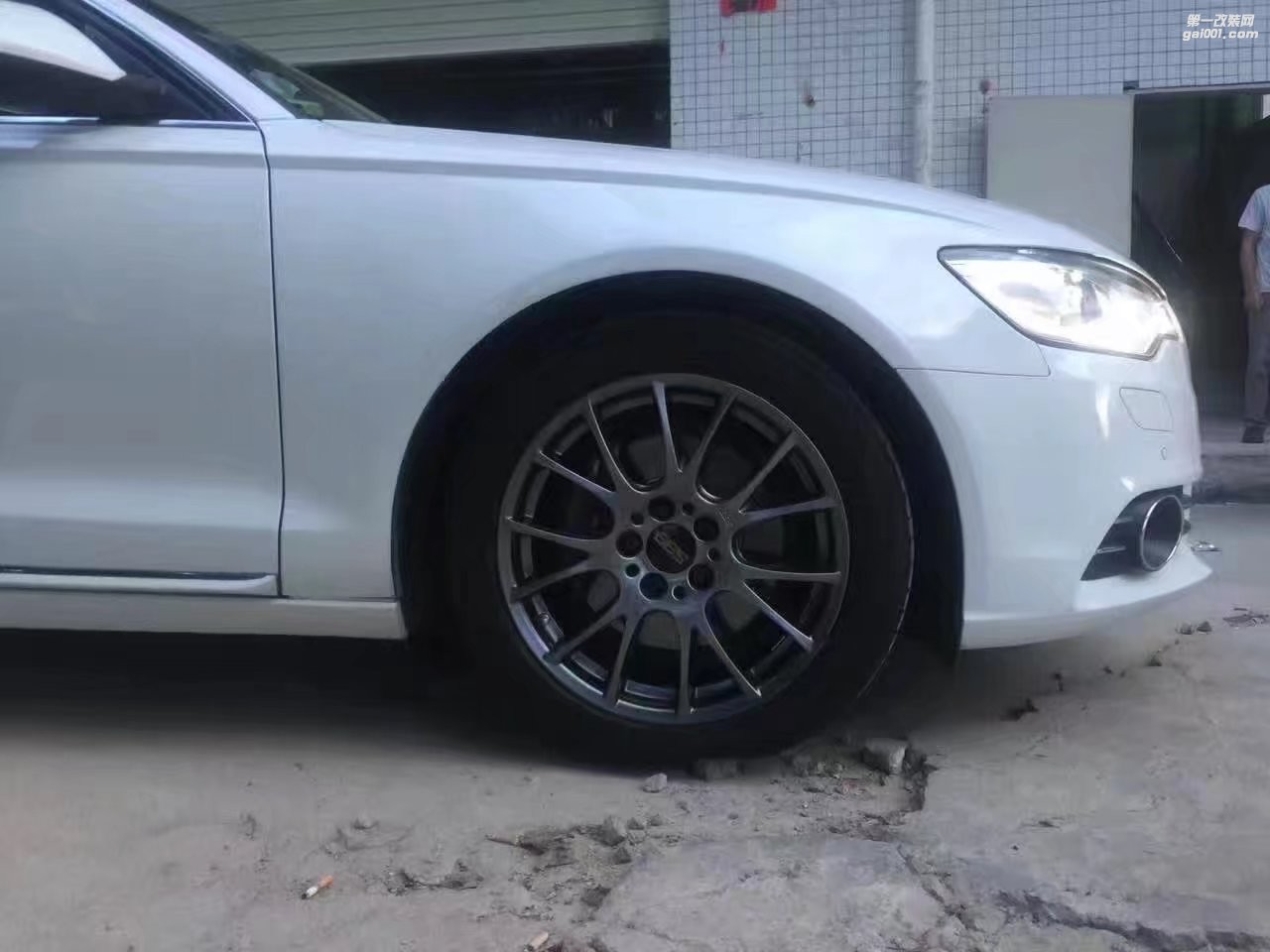 奧迪，換 BBS  18寸  完工！