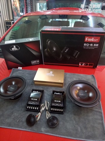 濟(jì)寧市鄒城大班汽車音響改裝大眾POLO升級DSP4.1音響系統(tǒng)