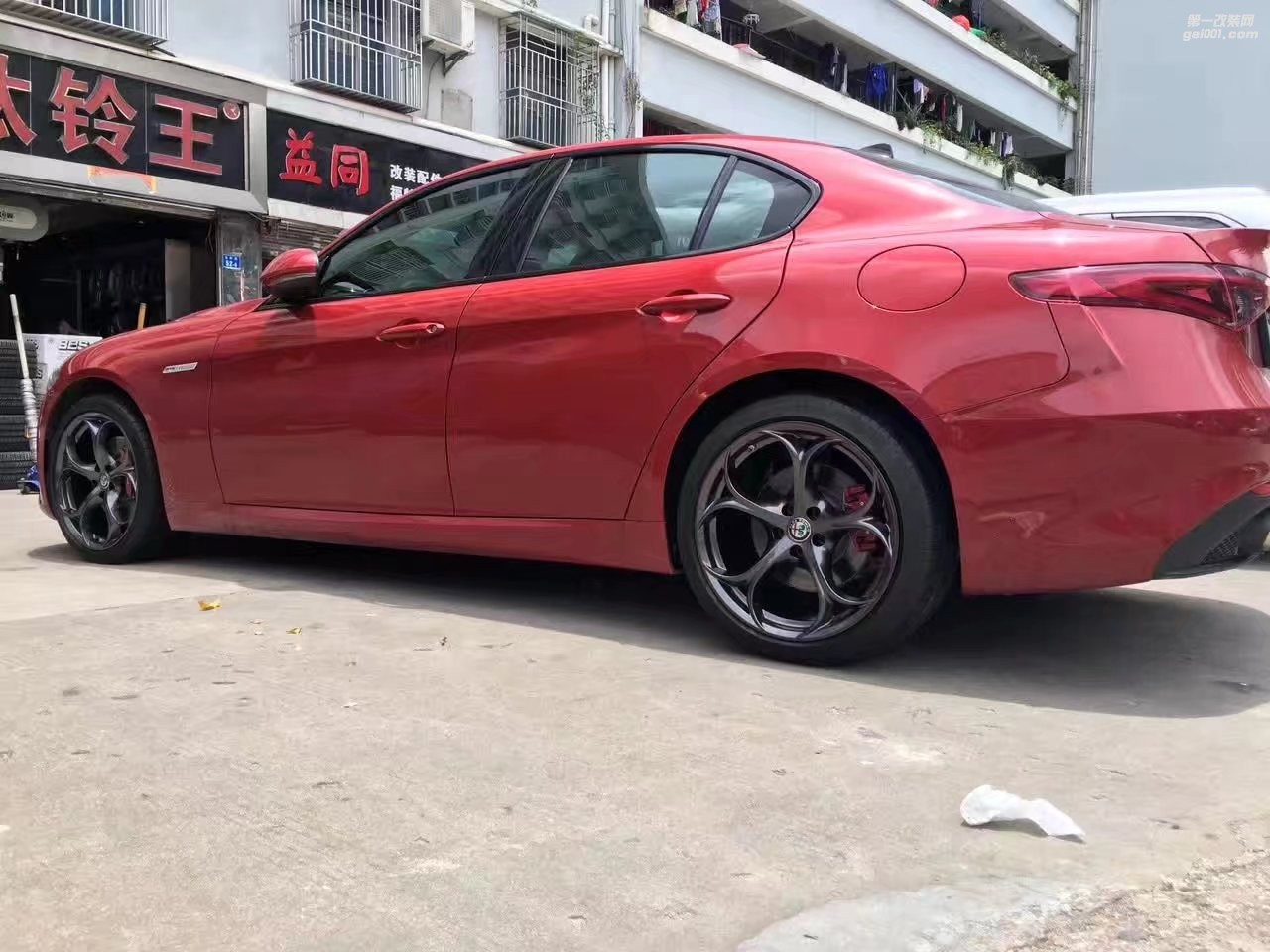 羅密歐，換 原 裝 19寸 性能版完工！