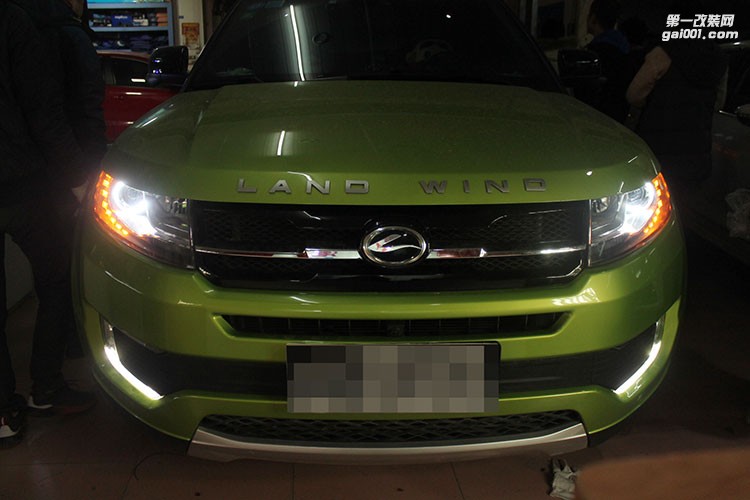 貴陽陸風(fēng)X7改裝大燈改裝雙光透鏡大燈 氙氣燈改裝天使眼惡魔眼