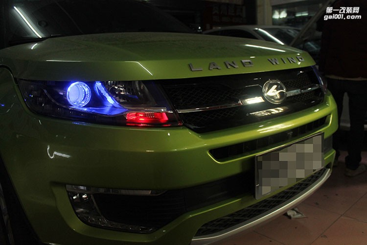 貴陽陸風(fēng)X7改裝大燈改裝雙光透鏡大燈 氙氣燈改裝天使眼惡魔眼