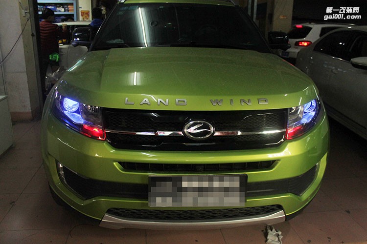 貴陽陸風(fēng)X7改裝大燈改裝雙光透鏡大燈 氙氣燈改裝天使眼惡魔眼