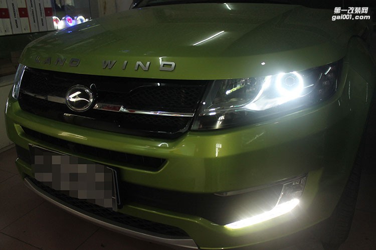 貴陽陸風(fēng)X7改裝大燈改裝雙光透鏡大燈 氙氣燈改裝天使眼惡魔眼