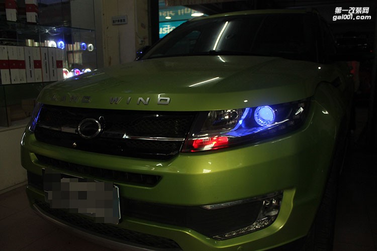 貴陽陸風(fēng)X7改裝大燈改裝雙光透鏡大燈 氙氣燈改裝天使眼惡魔眼