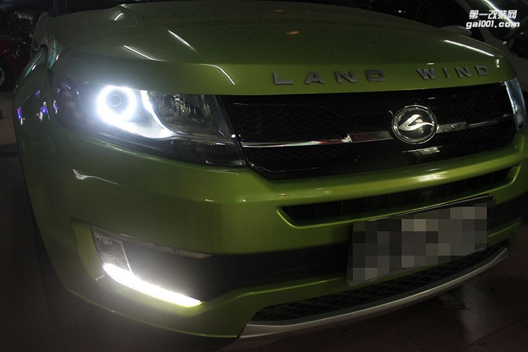 貴陽陸風(fēng)X7改裝大燈改裝雙光透鏡大燈 氙氣燈改裝天使眼惡魔眼