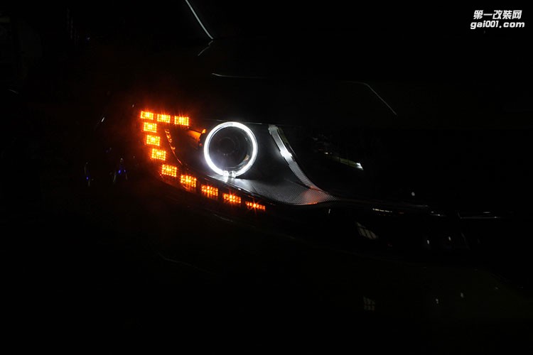 貴陽陸風(fēng)X7改裝大燈改裝雙光透鏡大燈 氙氣燈改裝天使眼惡魔眼