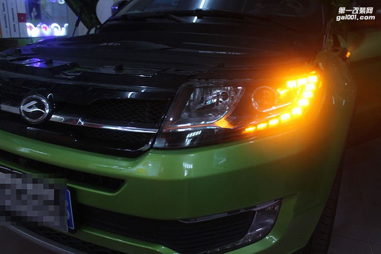貴陽陸風(fēng)X7改裝大燈改裝雙光透鏡大燈 氙氣燈改裝天使眼惡魔眼