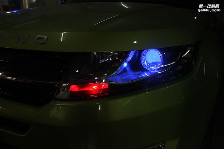 貴陽陸風(fēng)X7改裝大燈改裝雙光透鏡大燈 氙氣燈改裝天使眼惡魔眼