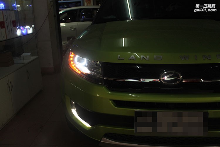 貴陽陸風(fēng)X7改裝大燈改裝雙光透鏡大燈 氙氣燈改裝天使眼惡魔眼