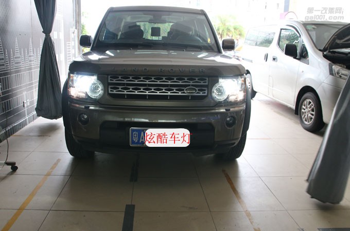 廣州路虎發(fā)現(xiàn)4改燈炫酷車燈改裝升級汽車大燈