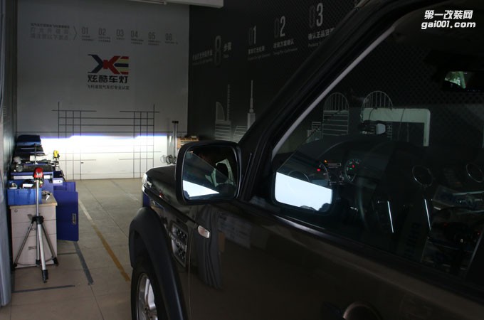 廣州路虎發(fā)現(xiàn)4改燈炫酷車燈改裝升級汽車大燈