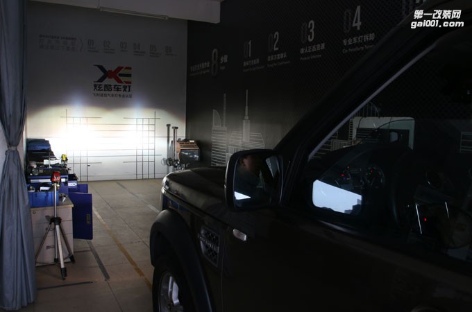 廣州路虎發(fā)現(xiàn)4改燈炫酷車燈改裝升級汽車大燈